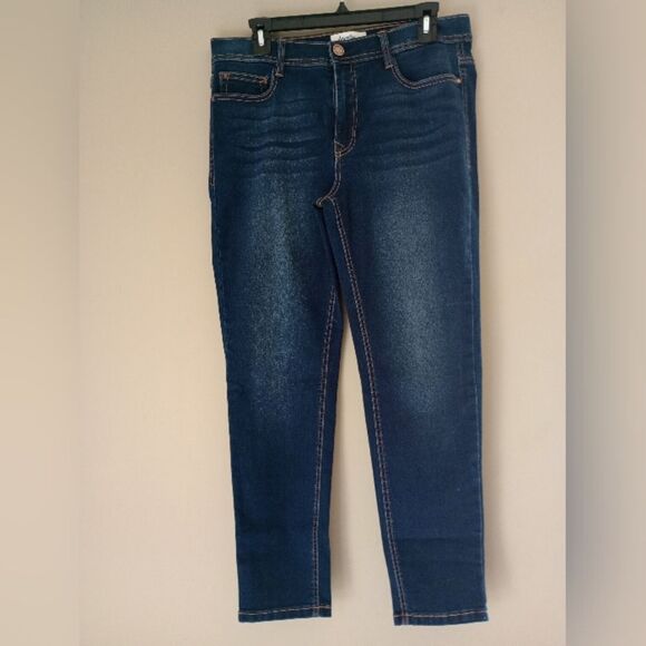 2 Denim Skinny Jeans Light & Dark Wash Size 12 - Picture 7 of 13